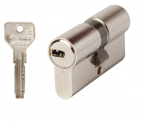 Цилиндр CISA серии ASIX ключ-ключ 90мм (40х50) никель 