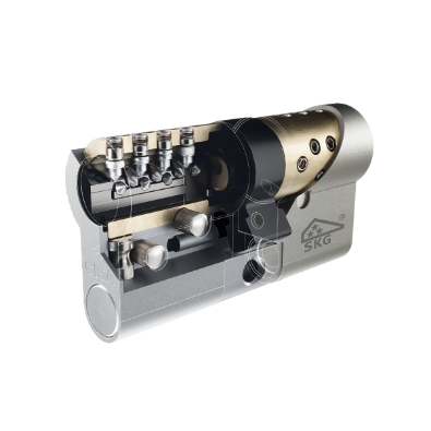 Цилиндр CISA серии RS5 ключ-шток 60мм (30х30) никель 