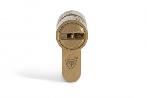 Цилиндр Rav Bariach серии Mars ключ-вертушка 76мм (33х43) шестерёнка, латунь 