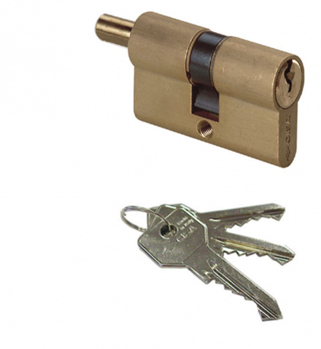 Цилиндр CISA серии С2000 ключ-вертушка 80мм (40х40) латунь 