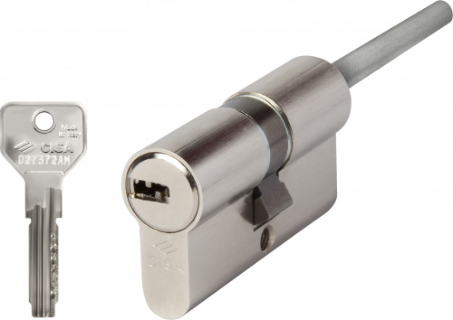 Цилиндр CISA серии ASIX ключ-шток 60мм (30х30) никель 