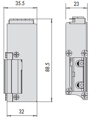 Защелка электромеханическая нормально закрытая CISA 15300.00.1 