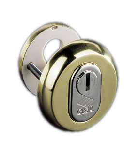 Защитная накладка на цилиндр из закаленной стали, латунь CISA 06460.51.0.00 