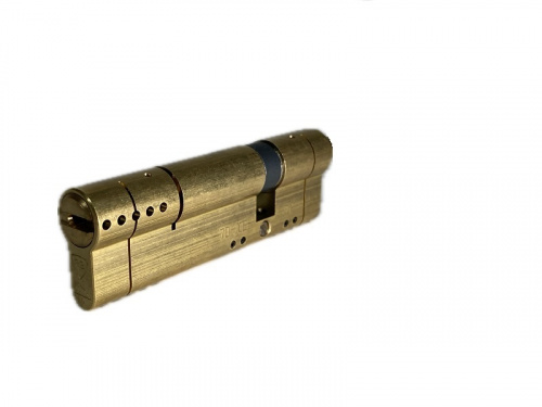 Цилиндр Rav Bariach серии Saturn ключ-ключ 90мм (45х45), матовая латунь 