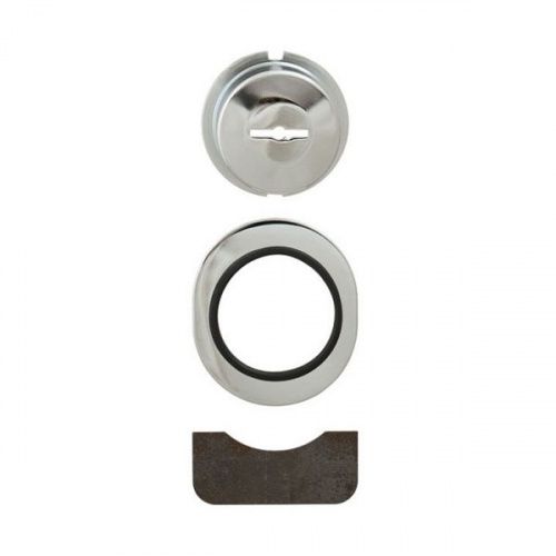 Защитная накладка для сувальдных цилиндров серии 02715 и 02716, хром CISA 06429.60.1.18 