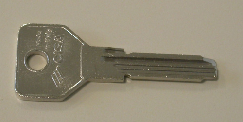 Заготовка ключа для цилиндров серии Asix CISA 00670.01.0.00SD 
