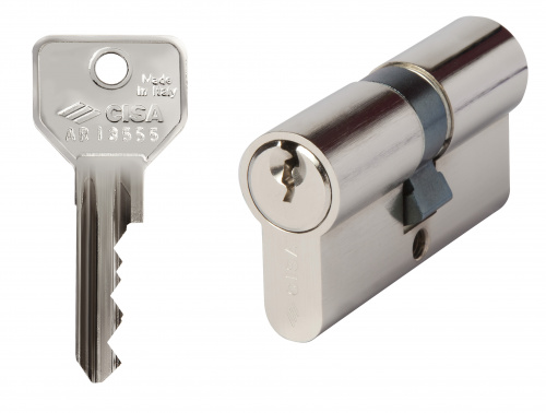 Цилиндр CISA серии С2000 ключ-ключ 70мм (35х35) никель 